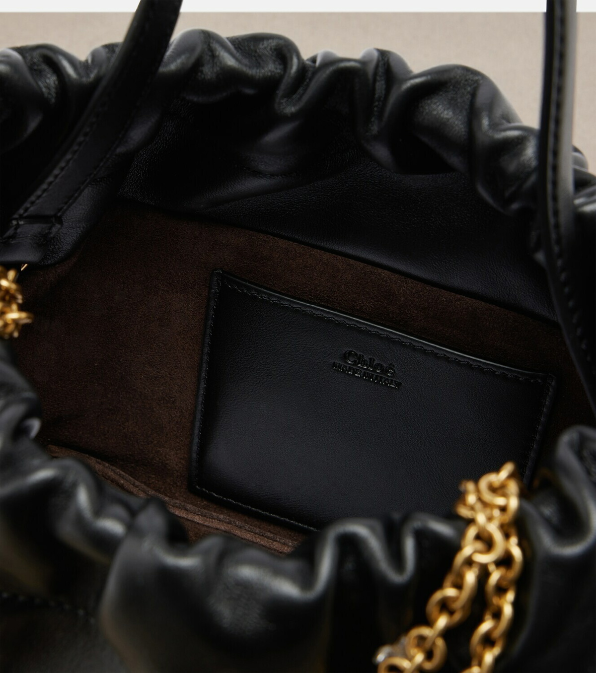 Chloé Chloé Icons Small leather bucket bag
