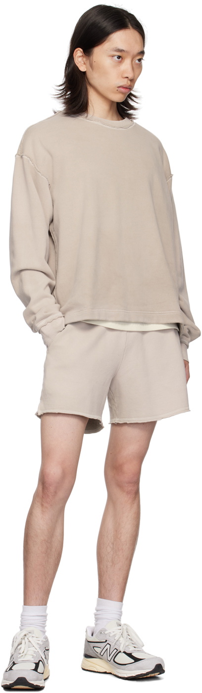 John Elliott Taupe Skeptic Sweatshirt