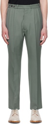 Maison Margiela Khaki Pleated Trousers