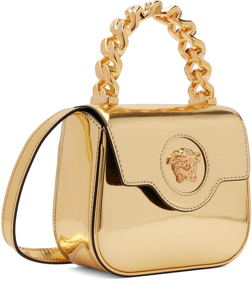 Versace Gold Mini 'La Medusa' Bag Versace