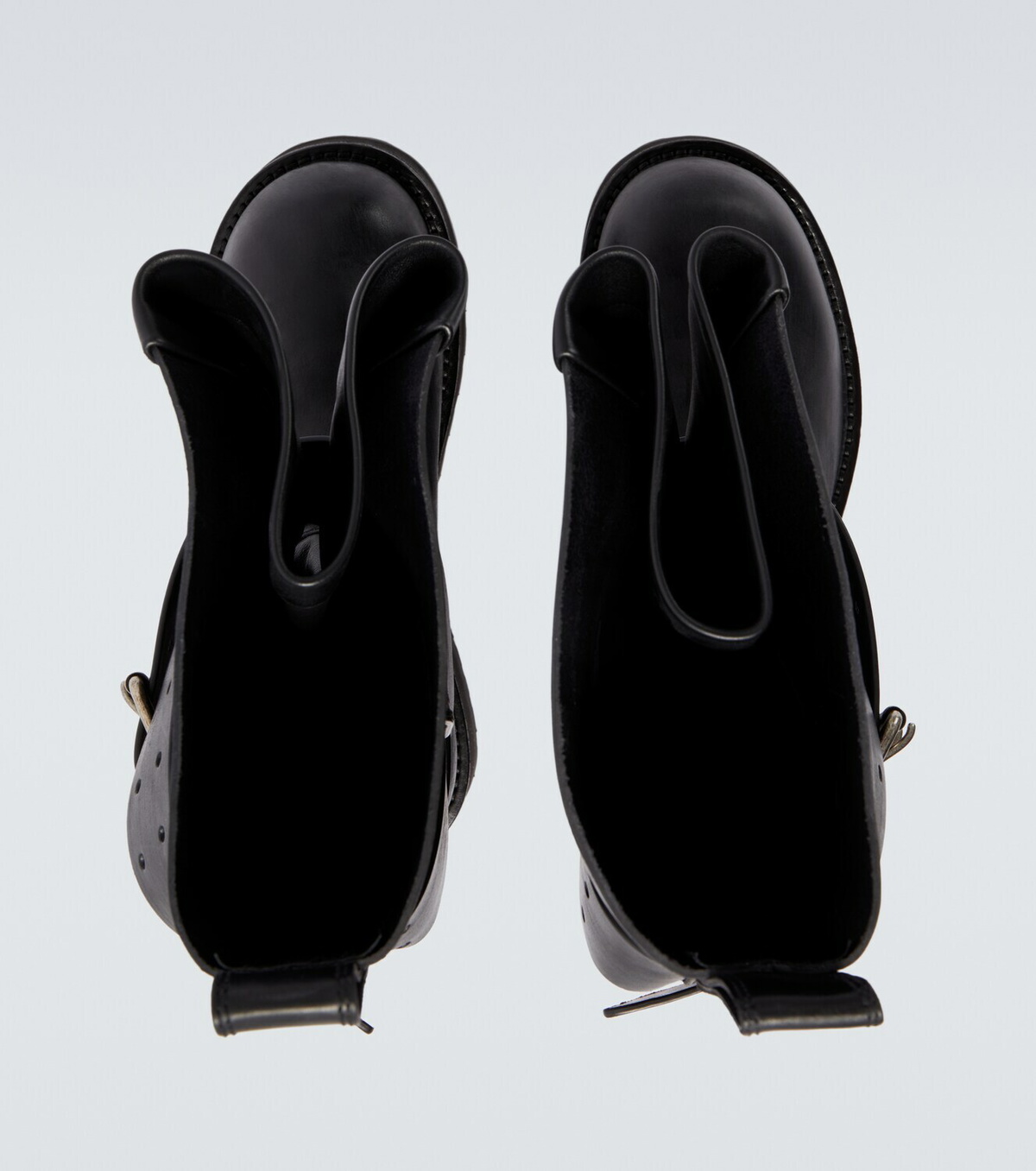 Balenciaga Venom leather biker boots