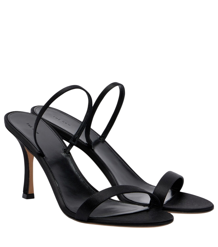 Photo: The Row Ella satin slingback sandals