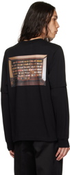 sacai Black Interstellar Long Sleeve T-Shirt