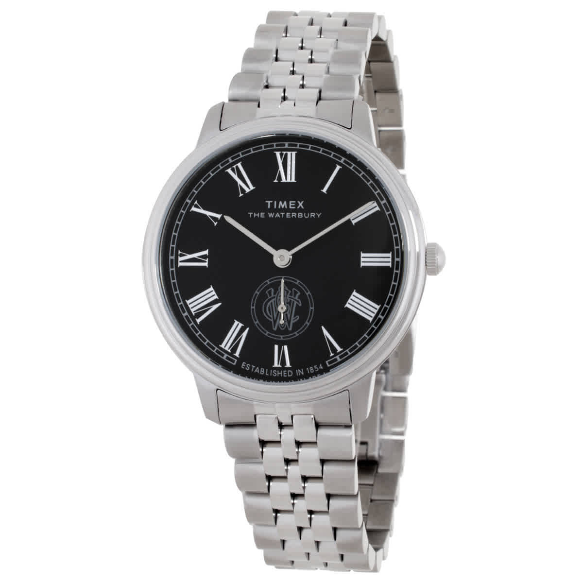 Timex Waterbury Metropolitan Quartz Black Dial Watch TW2Y23300