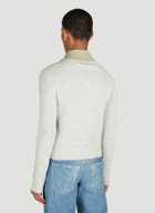 Bottega Veneta - Polo Sweater in Grey