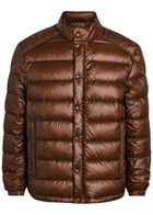 Moncler Selves Quilted Shell Jacket Brown