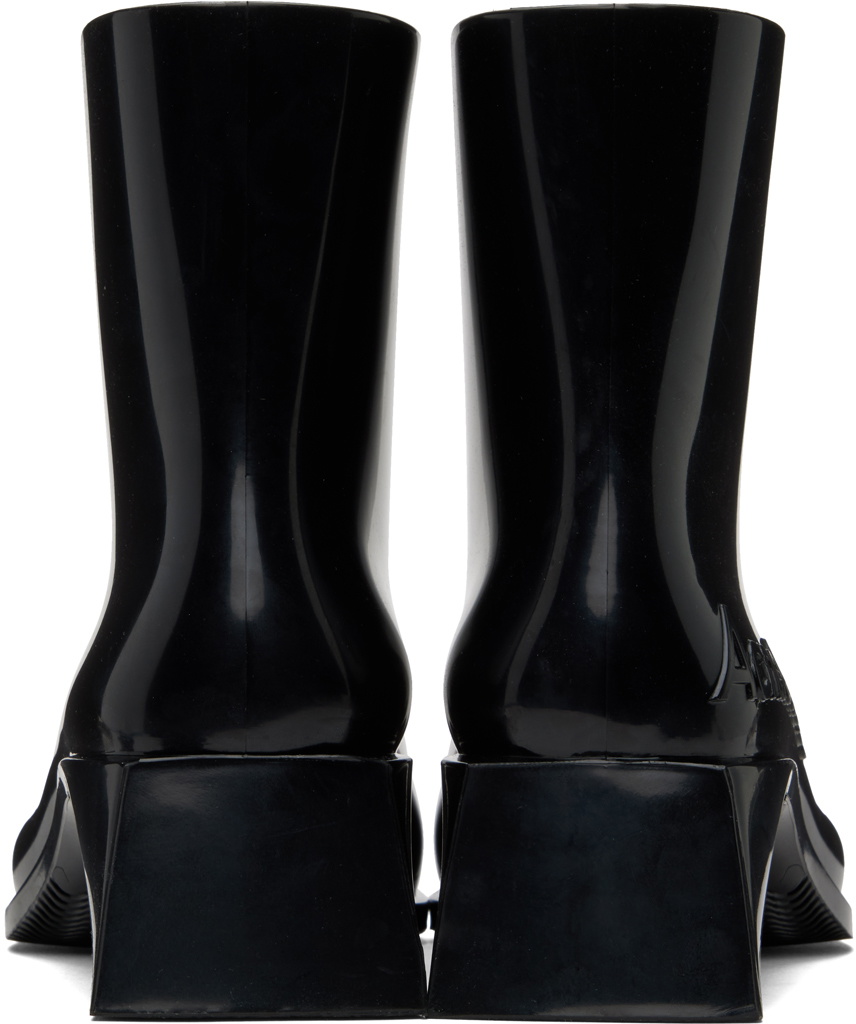 Acne Studios Black Rubber Boots