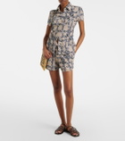 Loewe Paula's Ibiza Anagram cotton-blend shirt