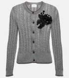Erdem - Estelle wool and silk cardigan