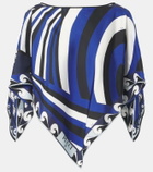 Pucci Iride Festa silk twill cape