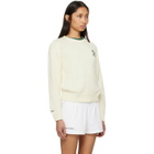 Sporty & Rich Off-White Heritage Yankees Serif Knitted Sweater