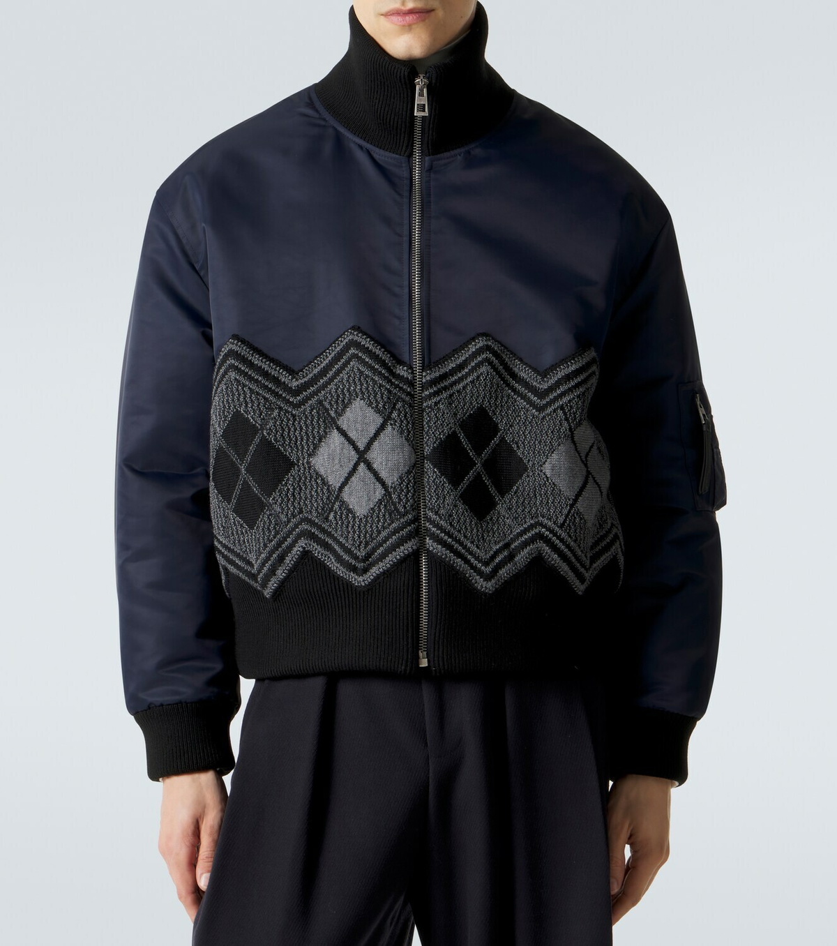 Loewe Argyle technical twill jacket