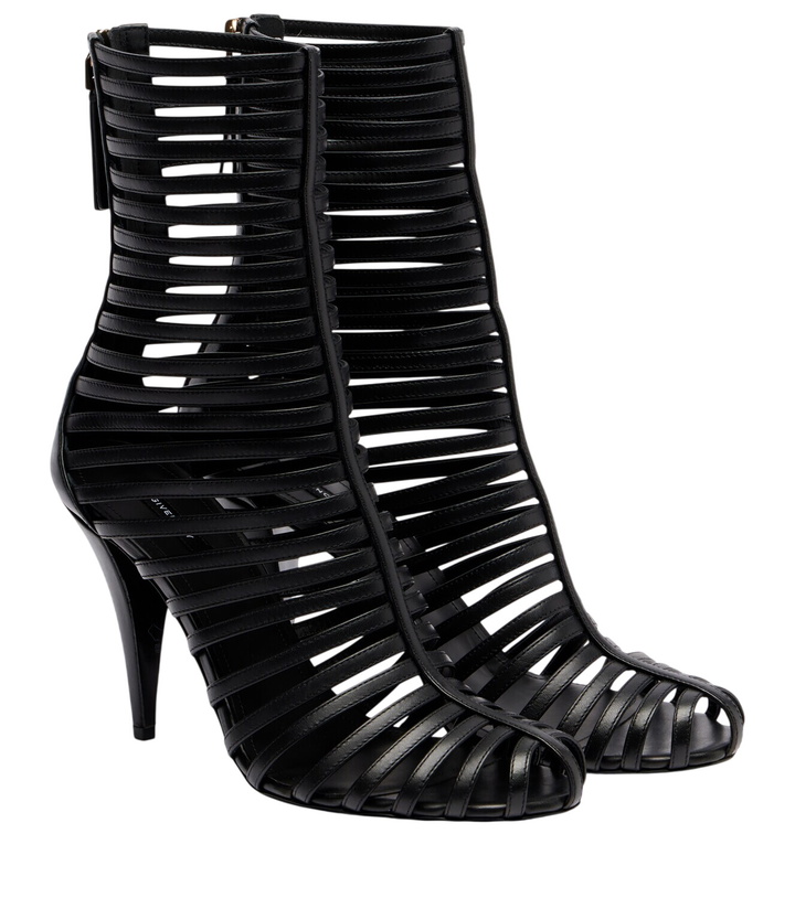 Photo: Givenchy 95 leather ankle boots