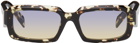 Prada Eyewear Tortoiseshell Symbole Sunglasses