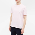 Thom Browne Men's Anchor Print T-Shirt in Light Pink