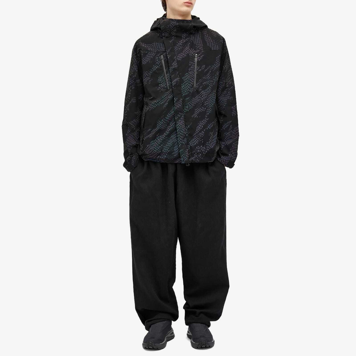 Maharishi Men's Reflective Camo Asym Jacket in Subdued Night Maharishi