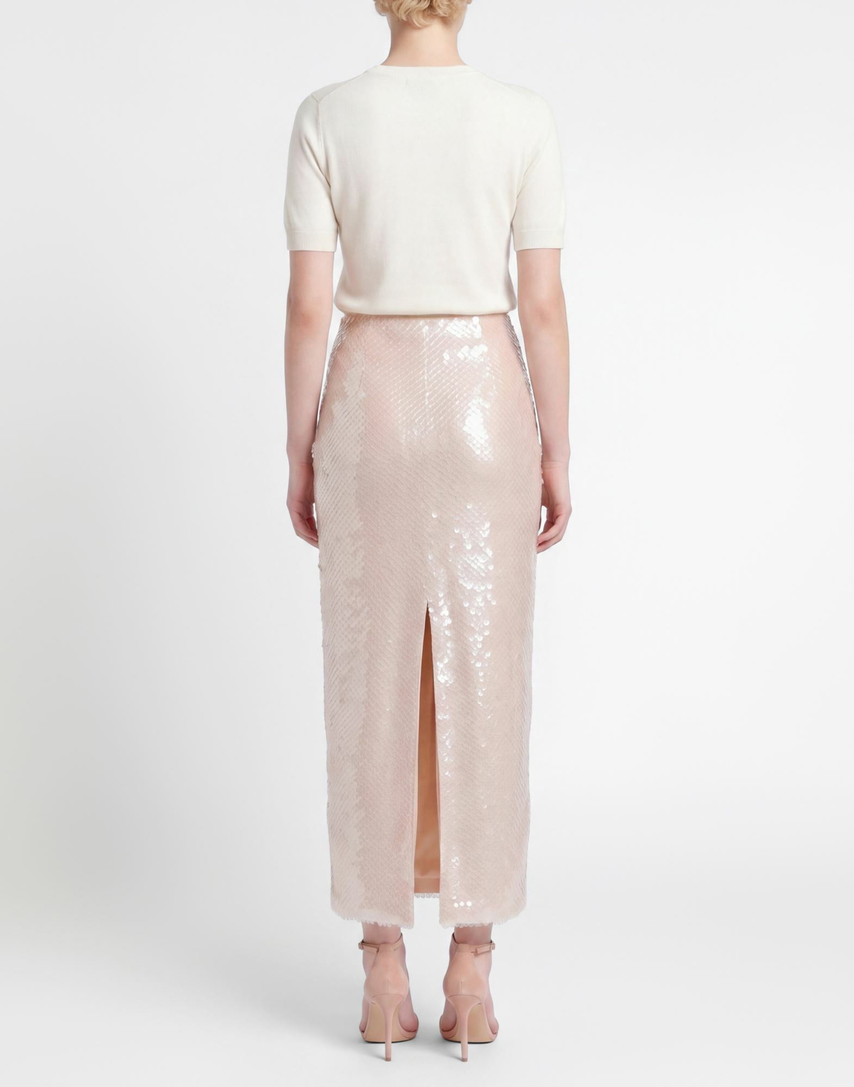 Mônot Womens Maxi skirt Blush