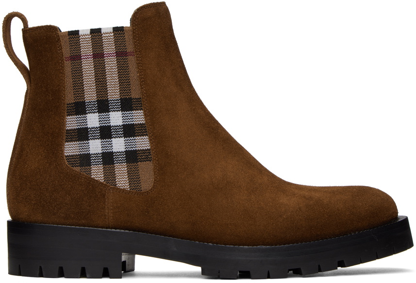 burberry brown boots
