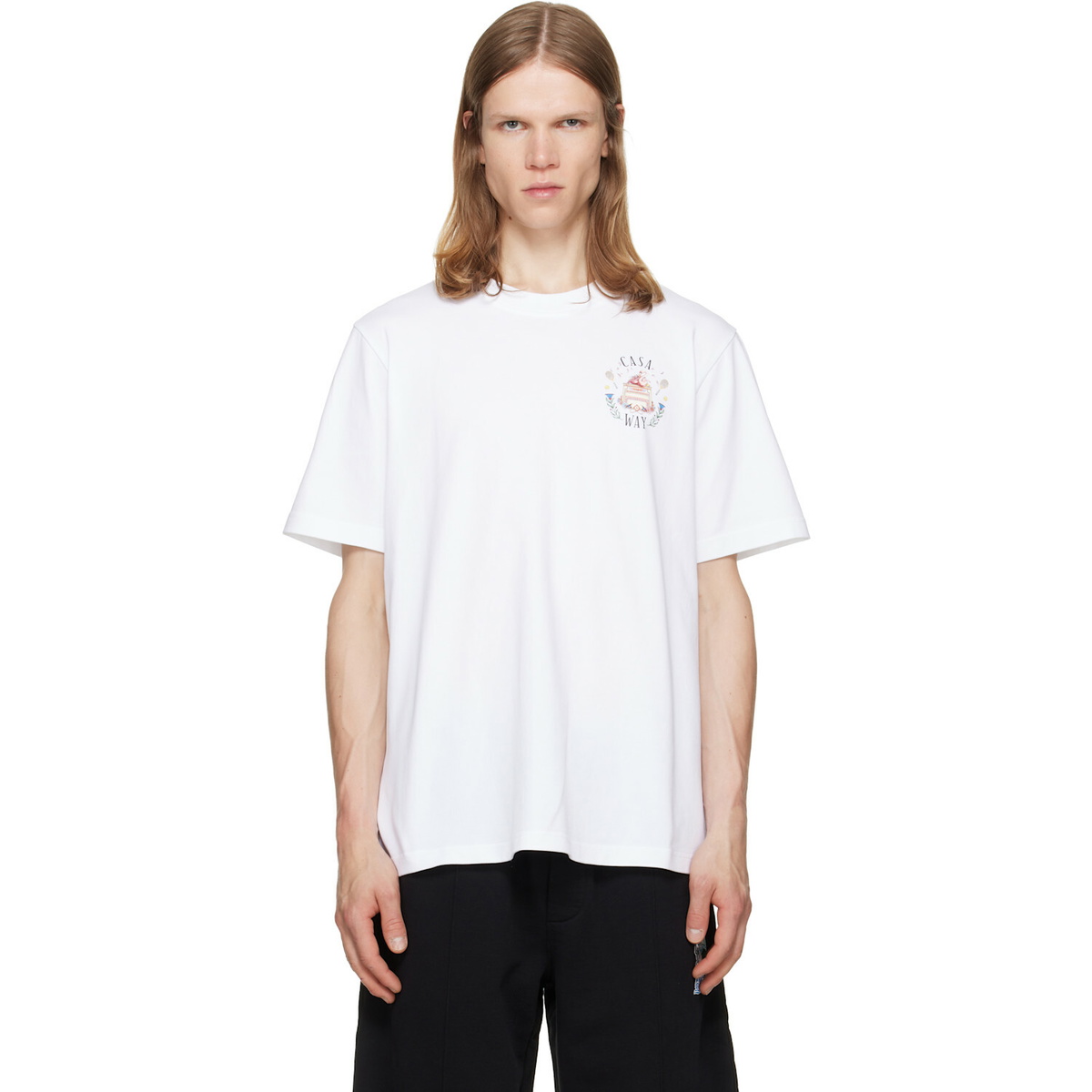 Casablanca White Classic T-shirt