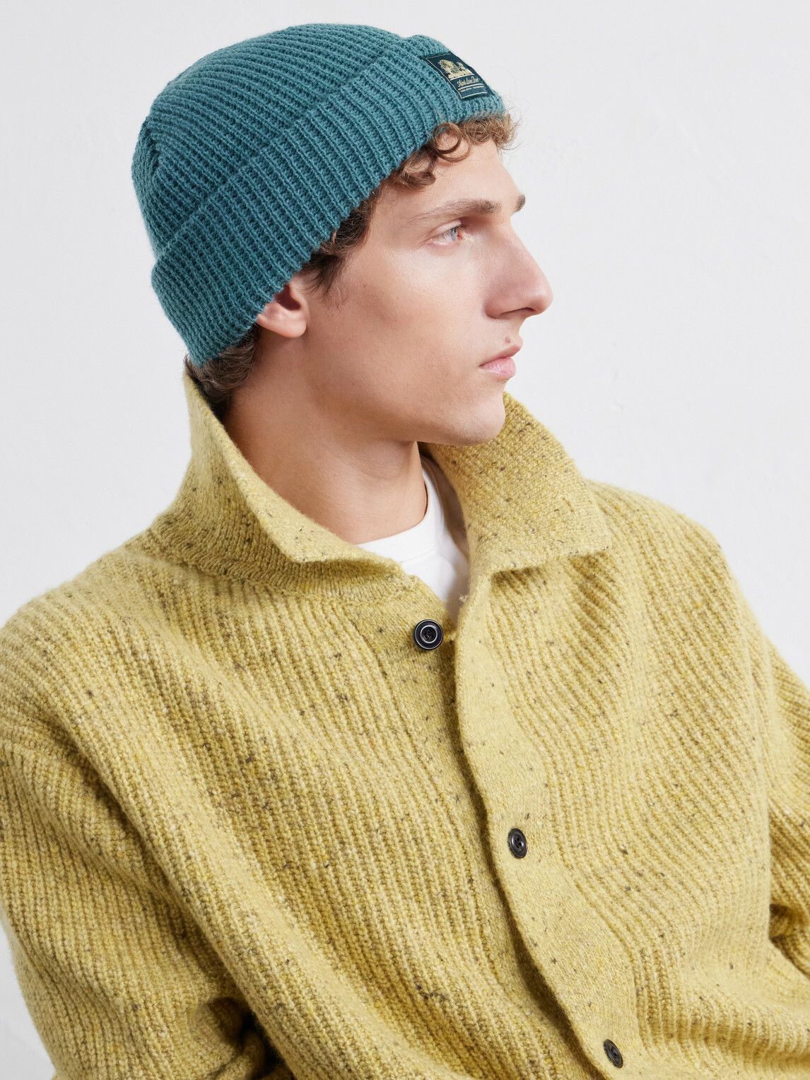 Aimé Leon Dore - Logo-Appliquéd Waffle-Knit Beanie - Green