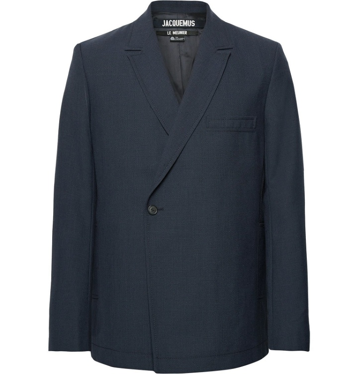 Photo: Jacquemus - Navy Wool Suit Jacket - Blue
