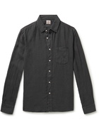 FAHERTY - Laguna Linen Shirt - Black