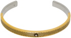 Maison Margiela Gold & Silver Star Cuff Bracelet