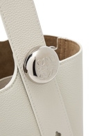 Loewe Pebble Mini Leather Bucket bag - White - One Size