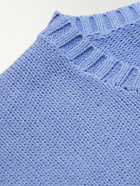 Polo Ralph Lauren - Logo-Jacquard Cotton Sweater - Blue