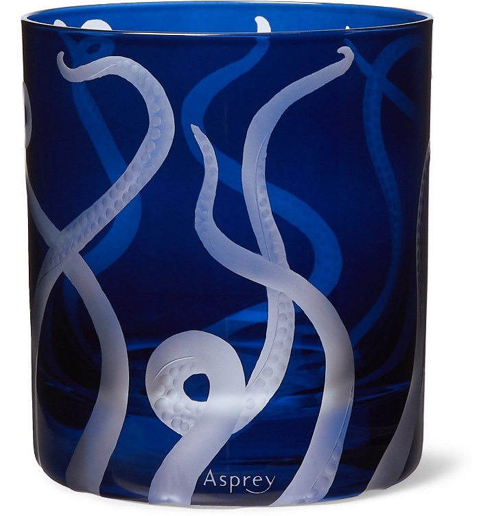 Photo: Asprey - Octopus Crystal Tumbler - Blue