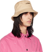 Jacquemus Beige Le Papier 'Le Bob Gadjo' Bucket Hat