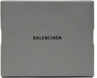 Balenciaga Gray Shopper Sneaker Box Clutch