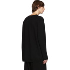 Yohji Yamamoto Black Eagle Snake Crewneck Sweater