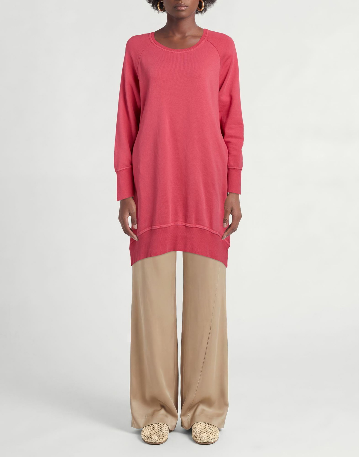 Crossley Womens Sweatshirt in Magenta