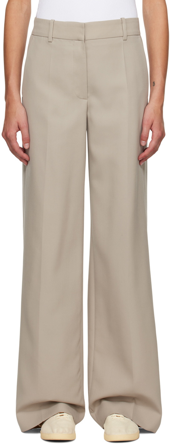 The Row Beige Bremy Trousers The Row