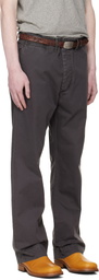 RRL Gray Herringbone Twill Field Trousers