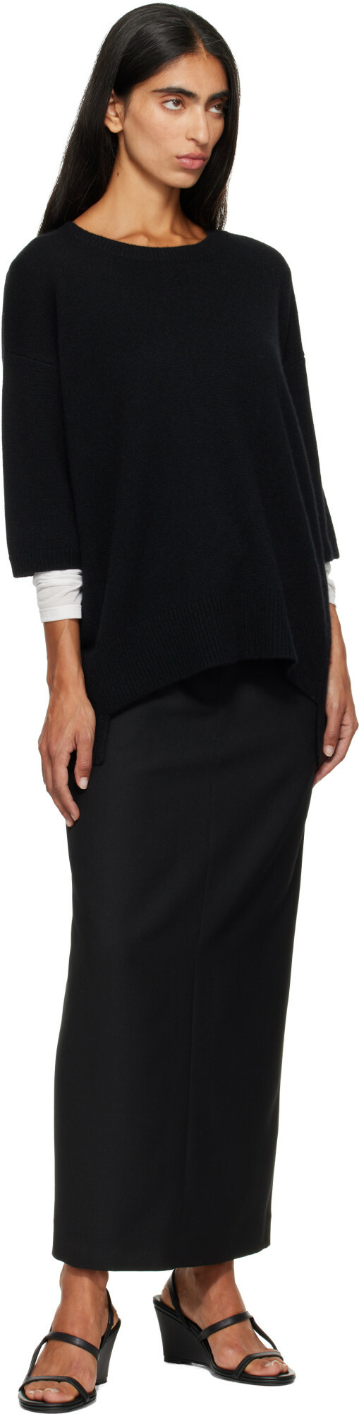 LISA YANG Black Camille T-shirt
