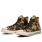 Converse Men's Chuck Taylor 1970s Hodgman Camo Hi Sneaker in Warm Quarry/Creeping Forest