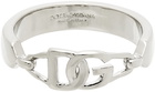 Dolce & Gabbana Silver DG Logo Ring