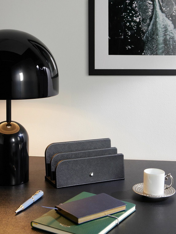 Photo: Montblanc - Cross-Grain Leather Letter Rack
