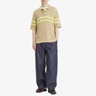 ACMH by Magic Castles Men's Kember Knitted Polo in Ecru