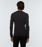 Dolce&Gabbana - Silk and cotton Henley shirt