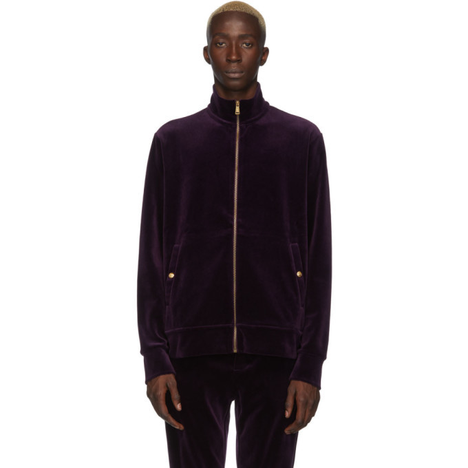 Photo: Ralph Lauren Purple Label Purple Velvet Track Jacket