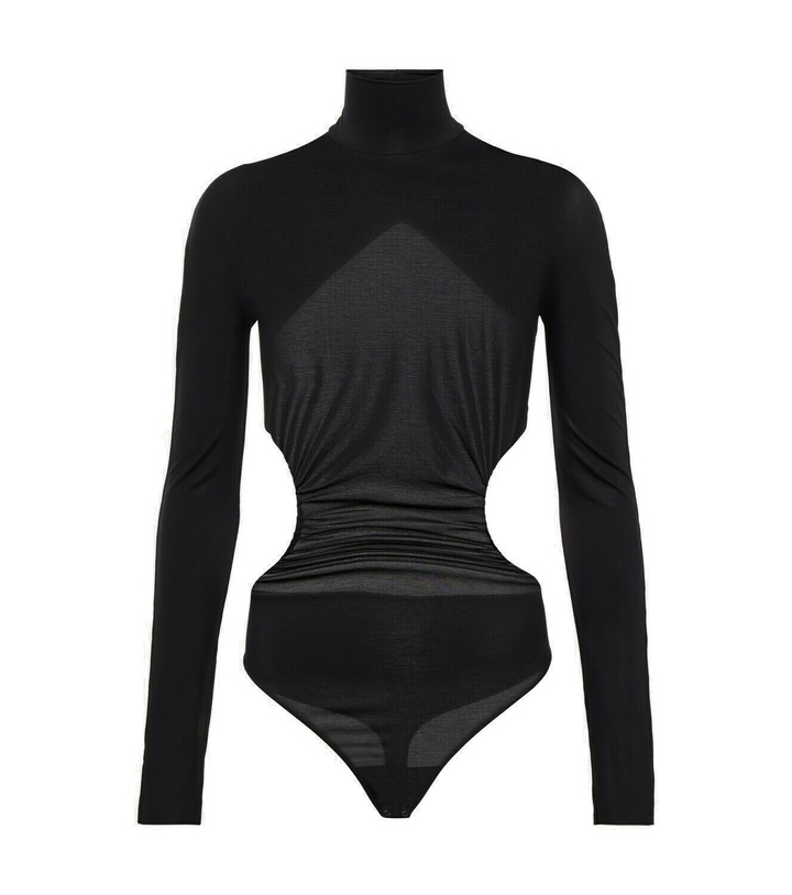 Photo: Wolford x N21 cutout turtleneck bodysuit