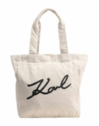 Karl Lagerfeld Womens Handbag in Beige