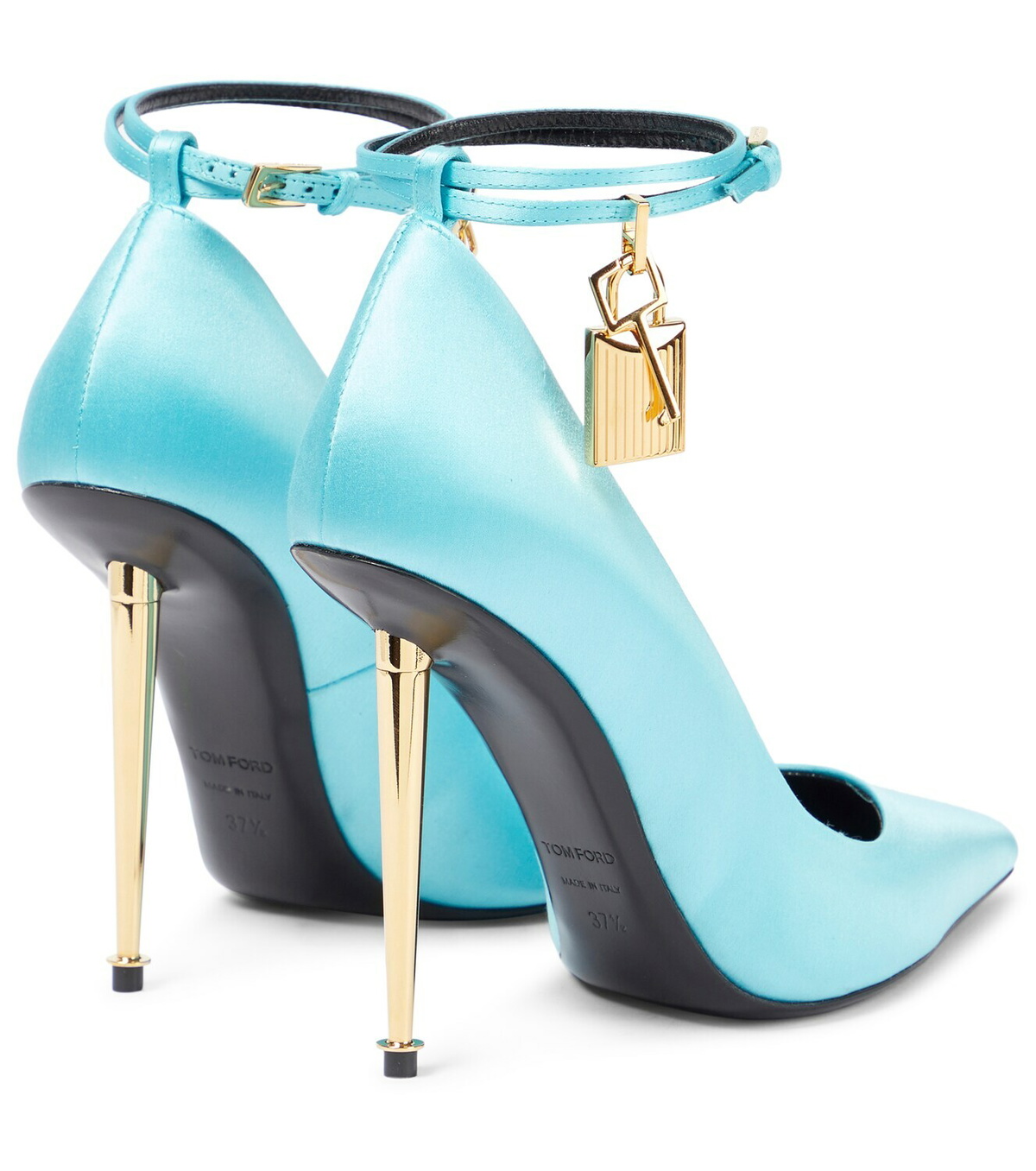 Tom Ford Padlock satin pumps TOM FORD