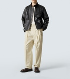 Bottega Veneta Intrecciato leather blouson jacket