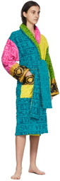 Versace Underwear Multicolor Baroque Robe