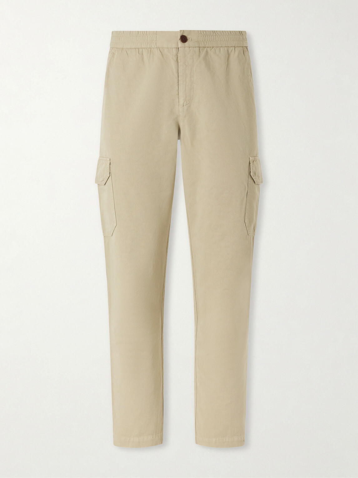 Mr P. - Tapered Cotton and Linen-Blend Trousers - Neutrals