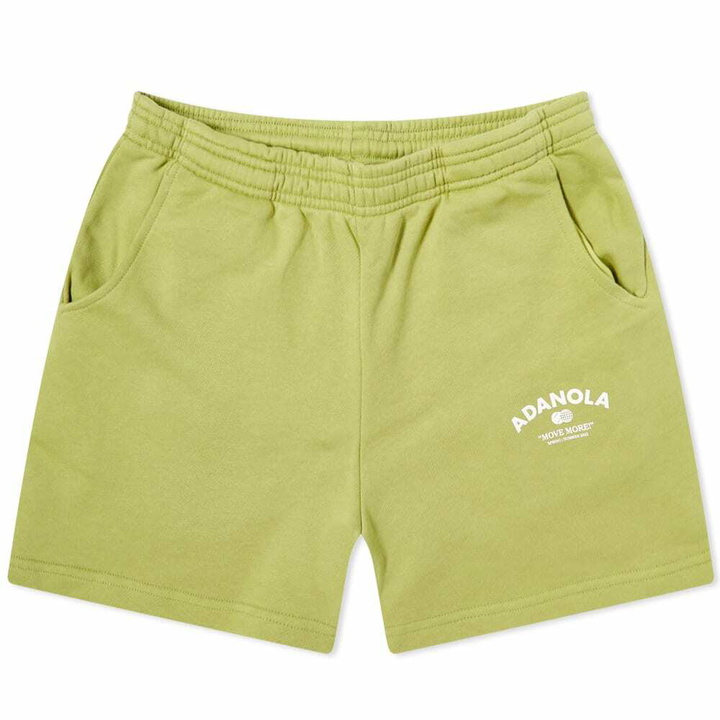 Photo: Adanola Women's Tennis Collection Sweat Shorts in Lime Green